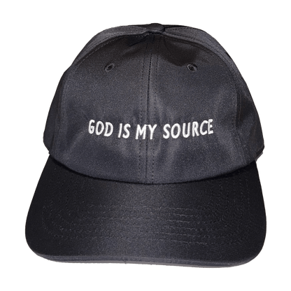 GIMS - Dad Hat - Nylon Black/White - God Is My Source